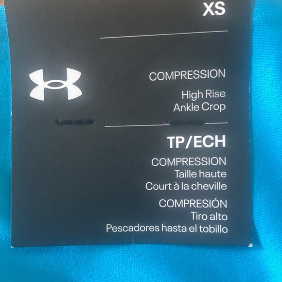 Under Armour compression high rise ankle crop leggings. - Picture 4 of 4